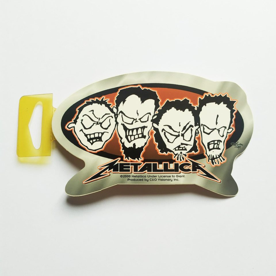 Metallica Rock Music Heavy Metal Sticker - From 2000!