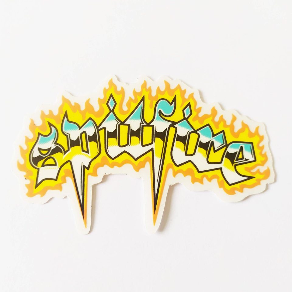 Spitfire Wheels stickerdoll Sticker - Venom Chrome