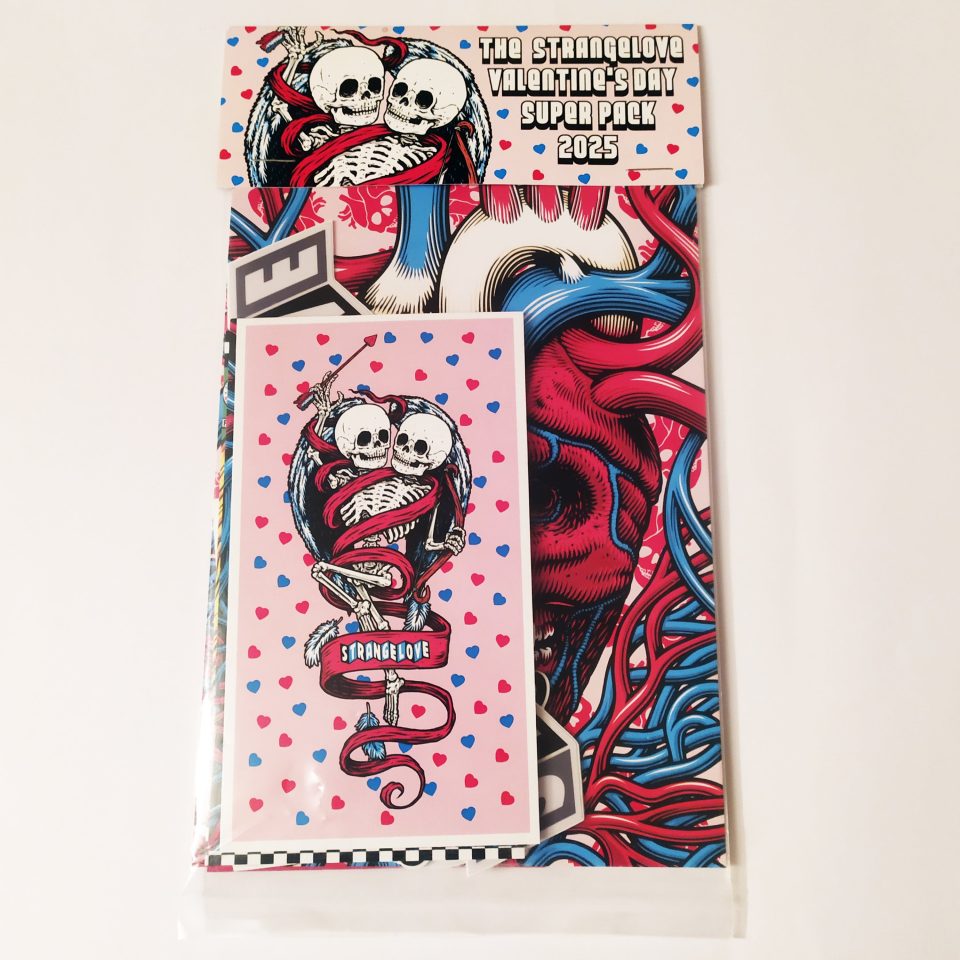 StrangeLove Valentine's Day Skate Sticker Pack 2025