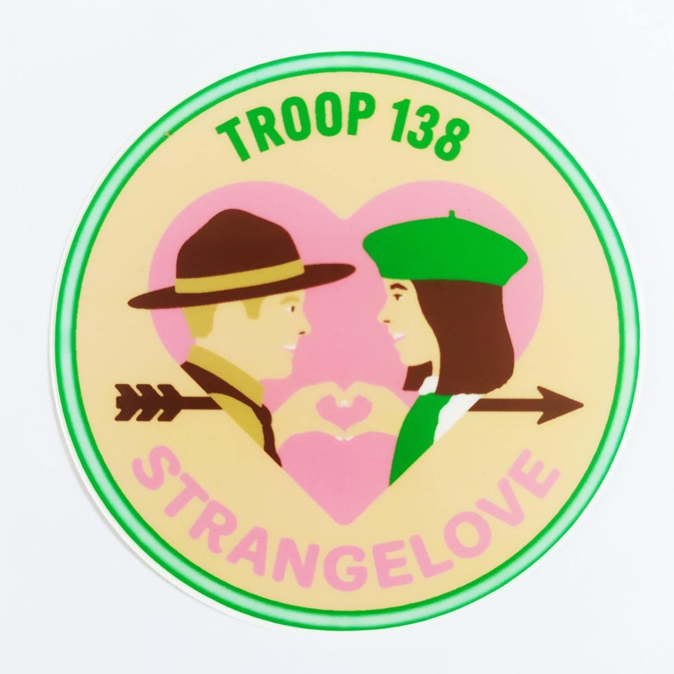 StrangeLove Skate Sticker - Troop 138