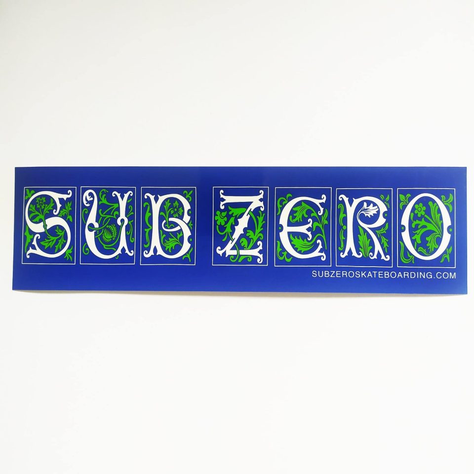 Sub Zero stickerdolling Bumper Sticker
