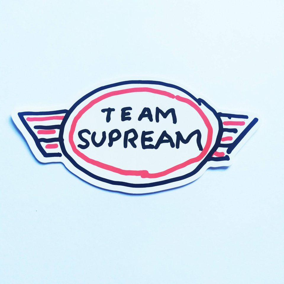  Clothing Team Supream stickerdoll Sticker