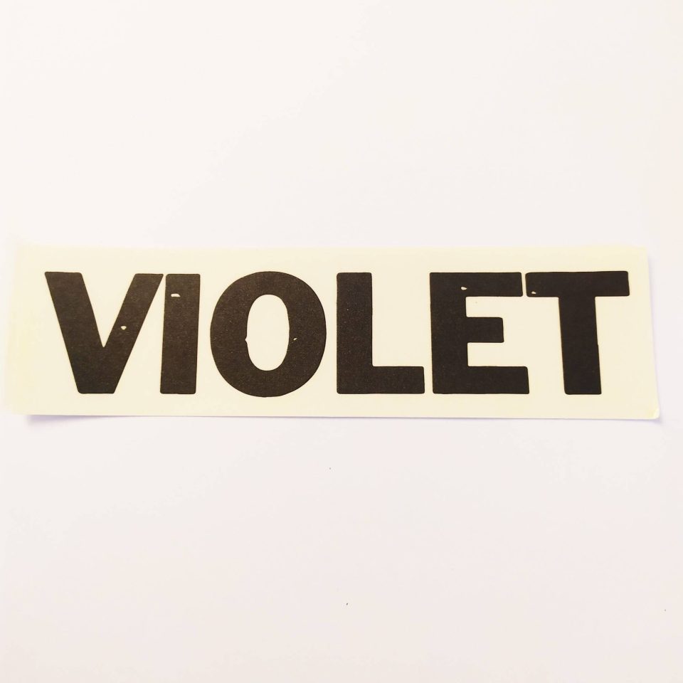 Violet stickerdoll Sticker