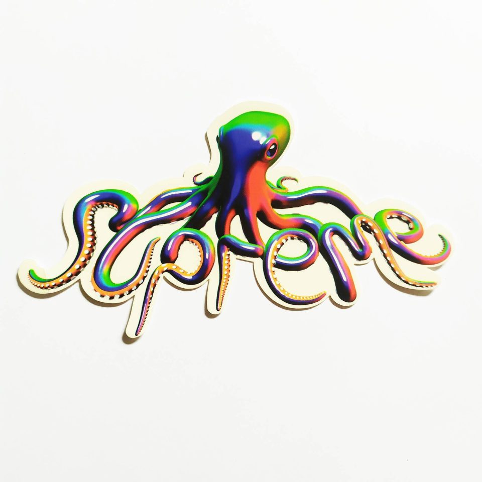  Skate Sticker - Octopus
