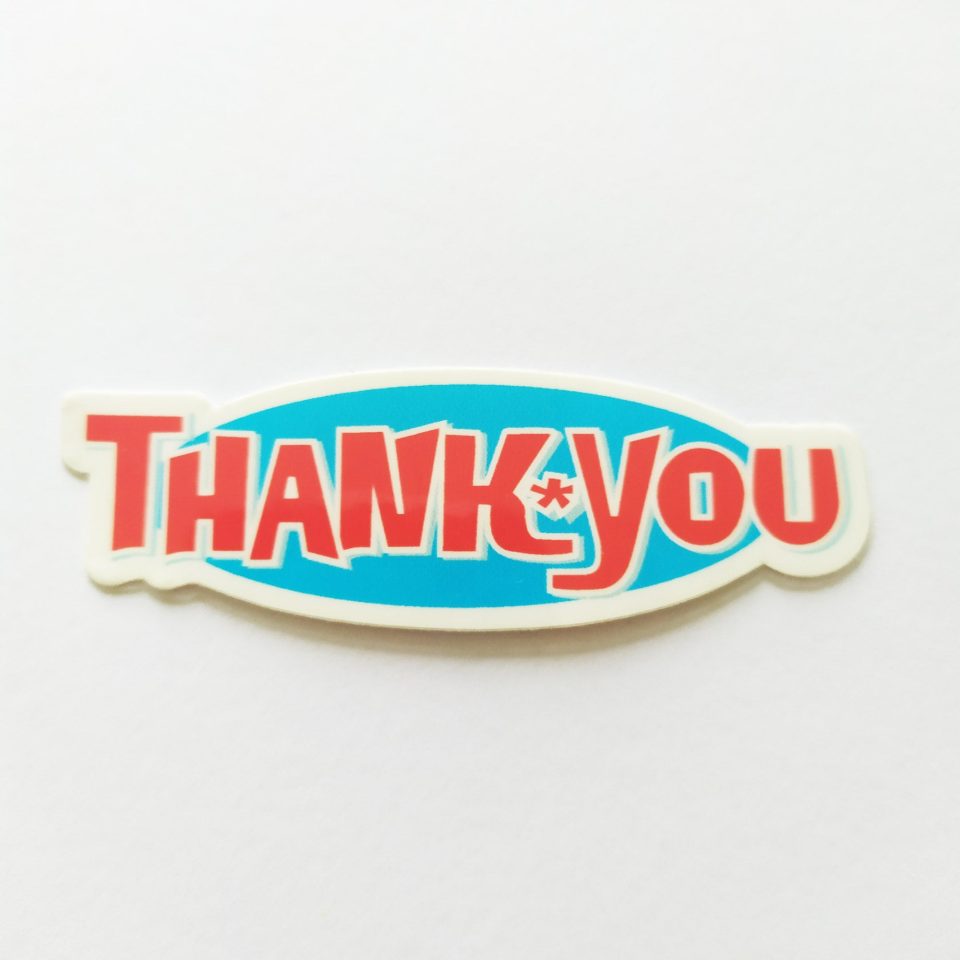 Thank You stickerdoll Sticker