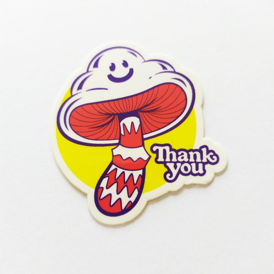Thank You stickerdoll Sticker
