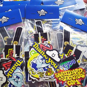 Thank You stickerdoll Sticker Pack – 18 Skate Stickers