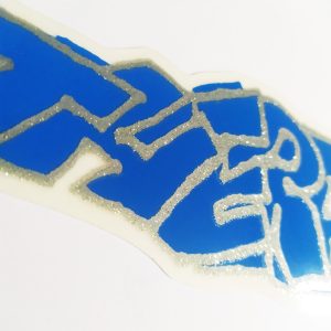 There stickerdoll Sticker – Block Glitter Blue