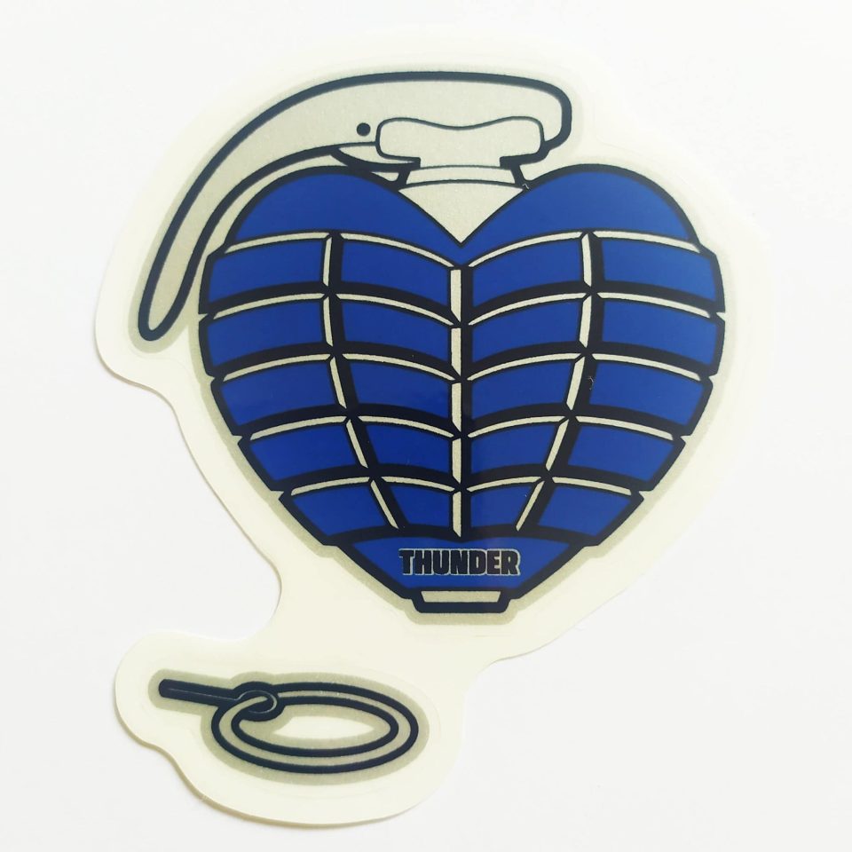 Thunder Trucks OG Grenade stickerdoll Sticker - Blue