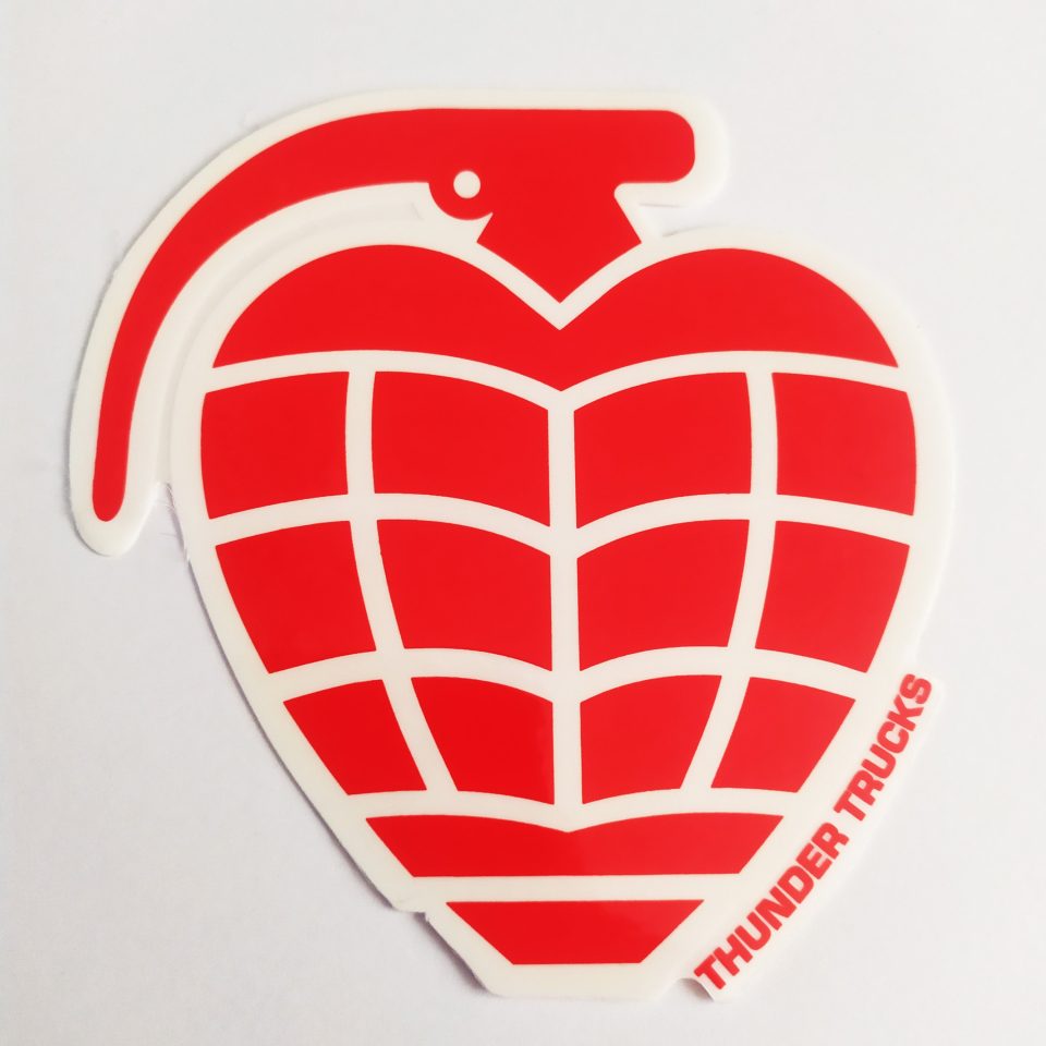 Thunder Trucks OG Grenade stickerdoll Sticker - Red
