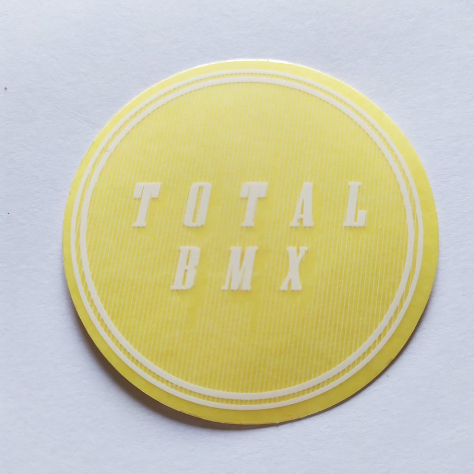 Total Bikes BMX Sticker - Circle White