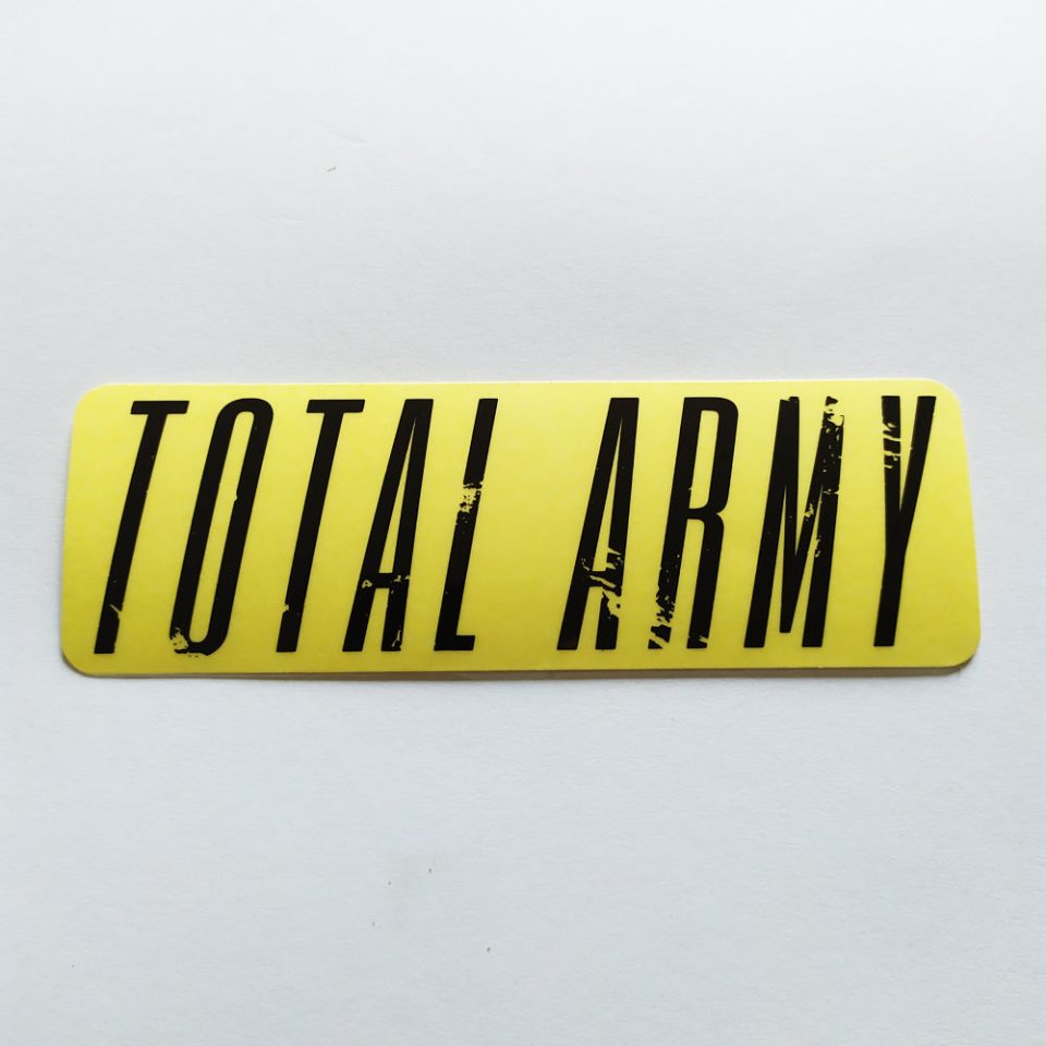 Total Bikes BMX Sticker - Total Army black