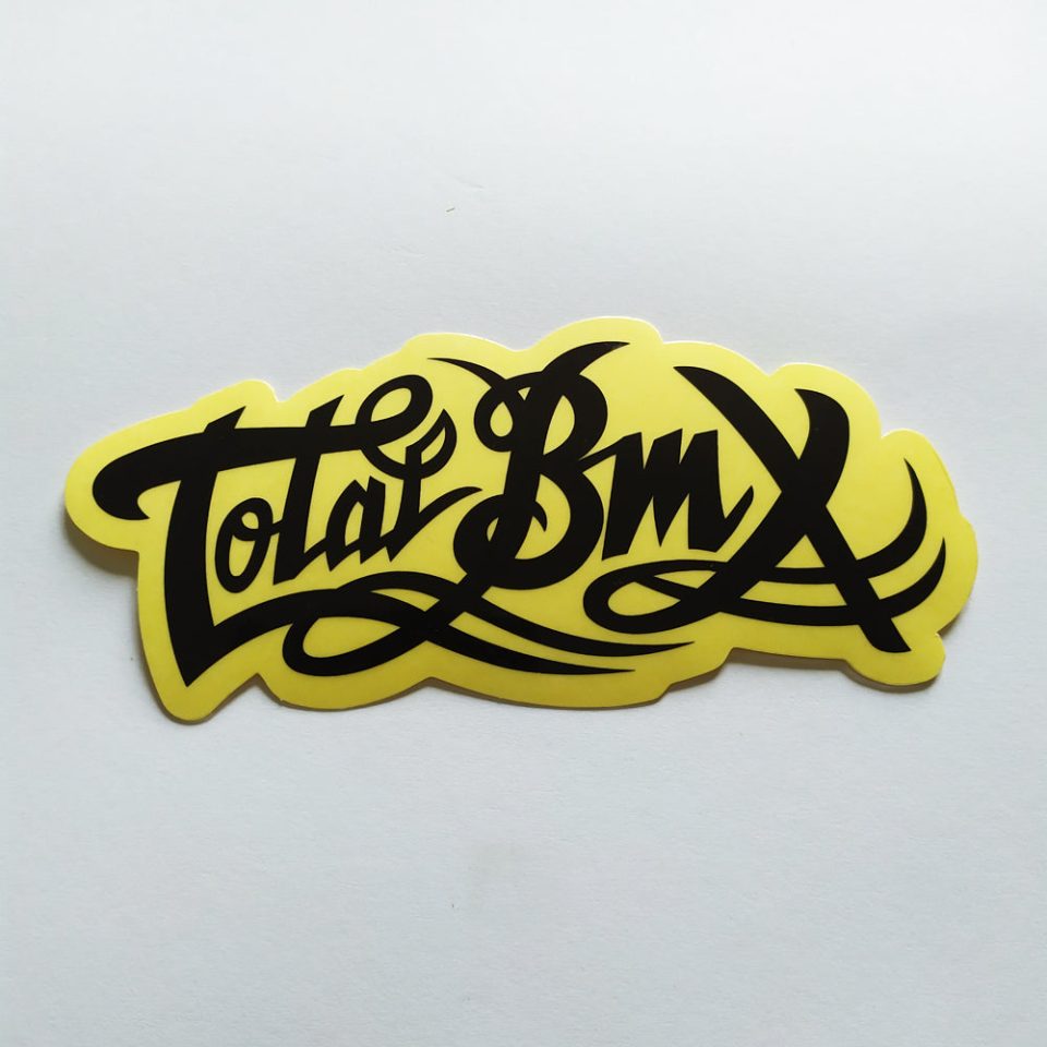 Total Bikes BMX Sticker - Total BMX black - 13.5cm across