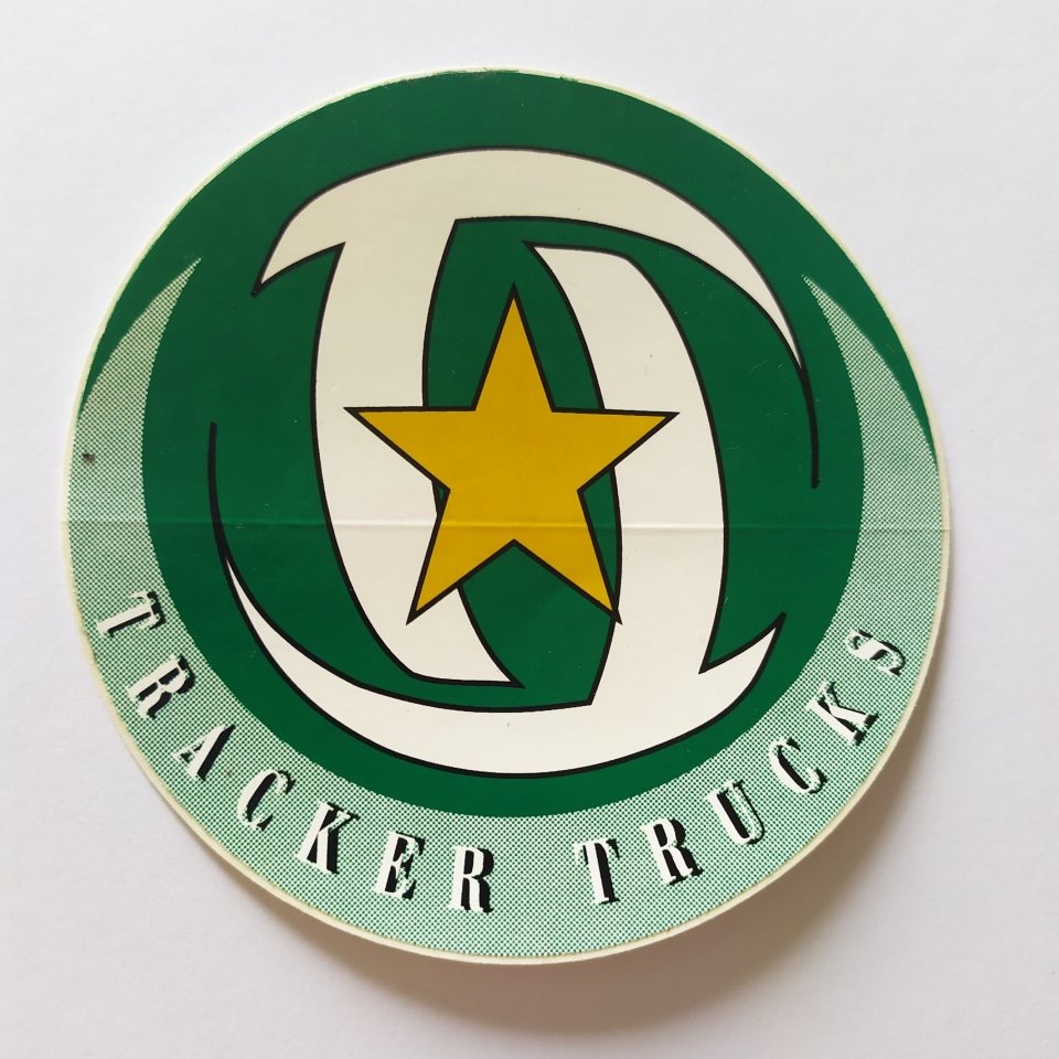 Tracker Trucks Old School stickerdoll Sticker