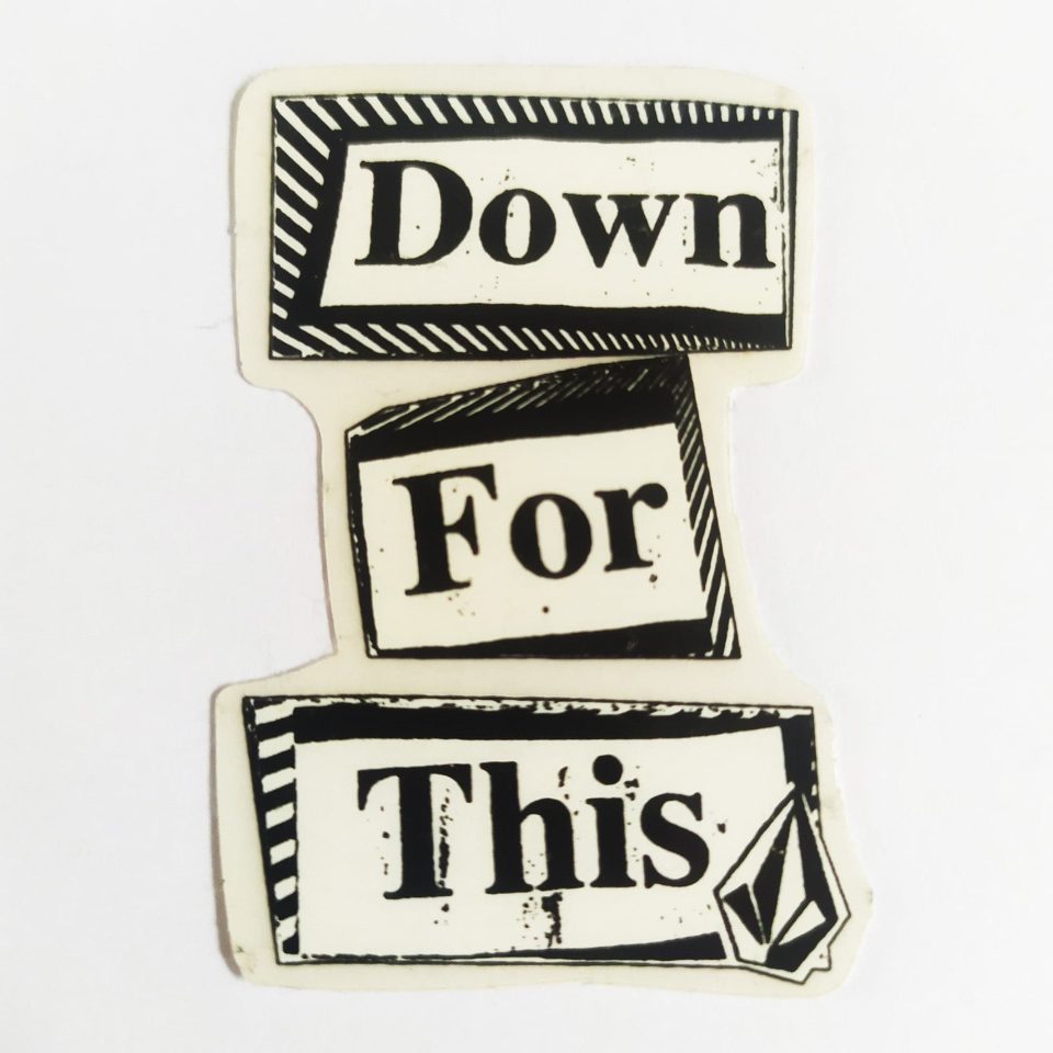 Volcom stickerdoll Sticker