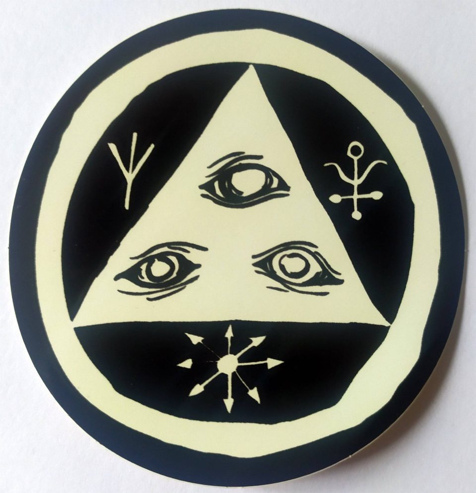 Welcome stickerdoll Talisman (Glow in the dark) Sticker