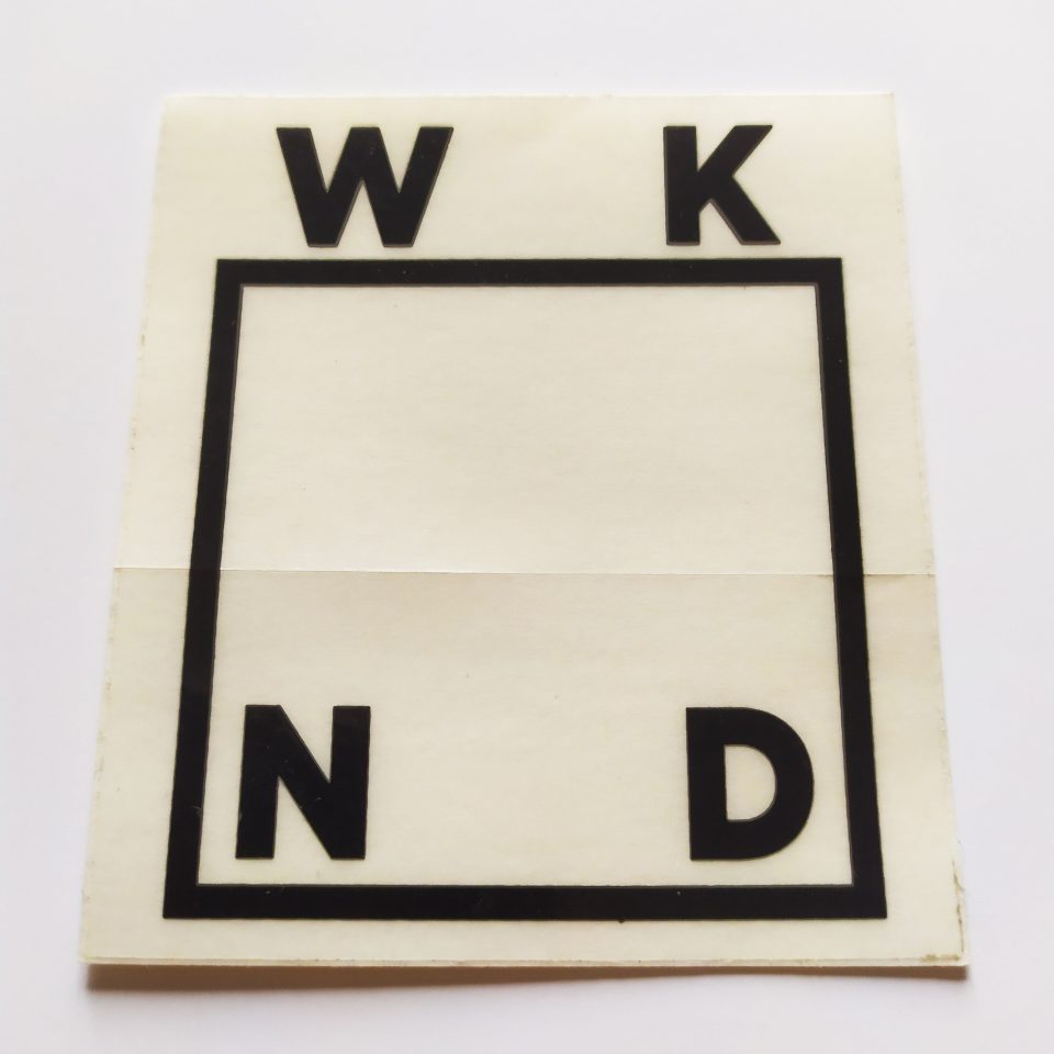 WKND stickerdoll Sticker - 7.5cm high approx