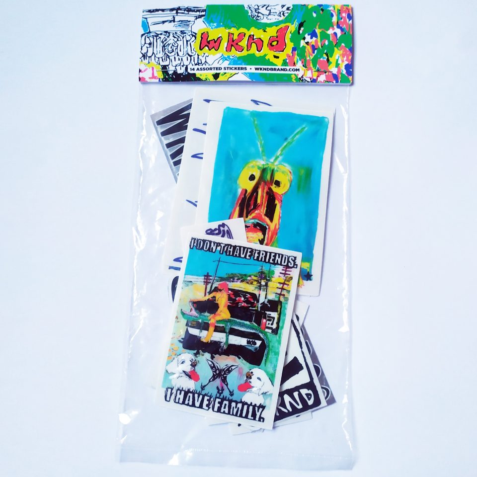 WKND stickerdoll Skate Sticker Pack - New / Sealed / Official