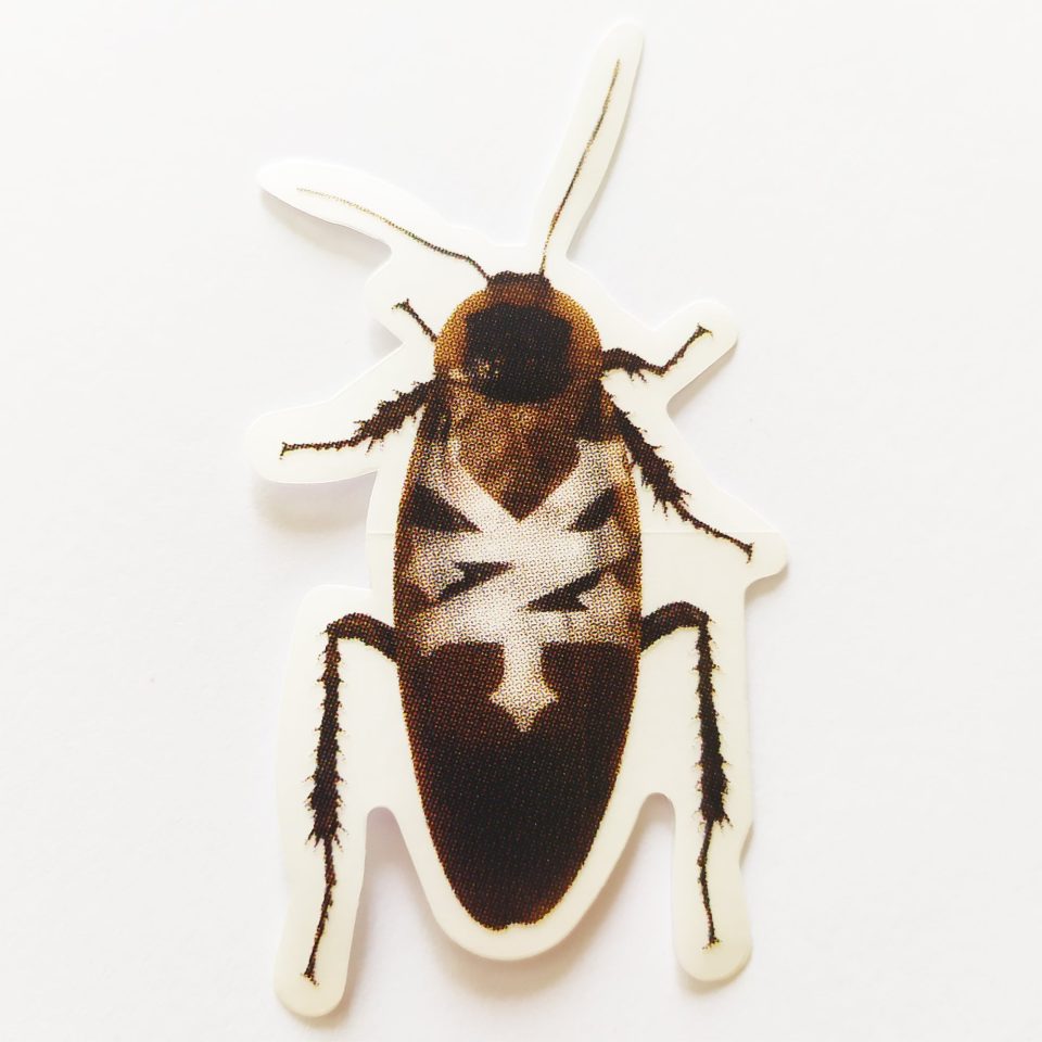 Zoo York Cockroach stickerdoll Sticker - 7.5cm high approx
